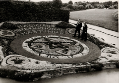 Magicians International Floral Clock-White Rock Gardens 1952